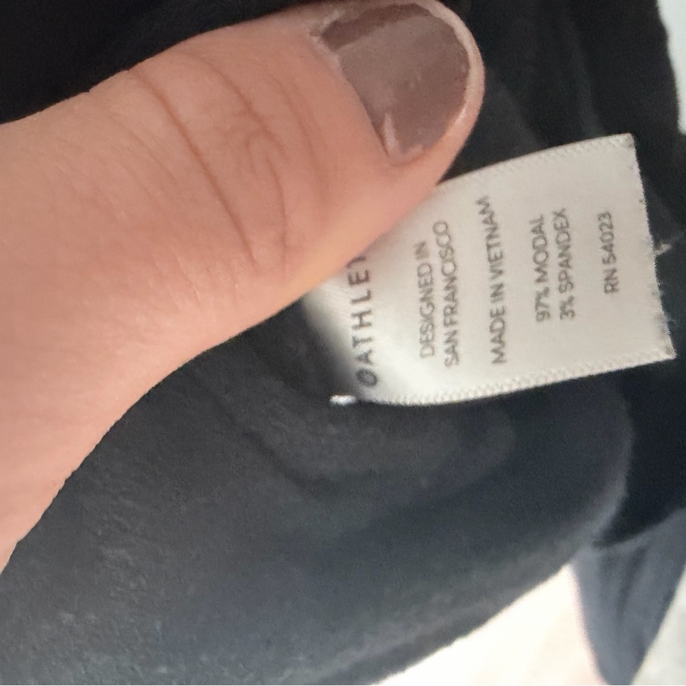 Athleta Black Athletic Lounge Shorts - Picture 4 of 8